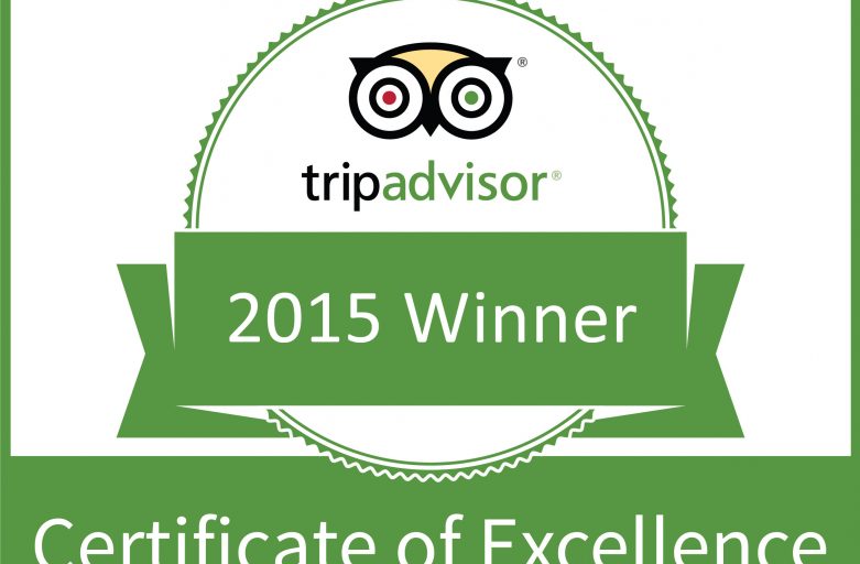 2015 Certificate of Excellence - Trip Advisor